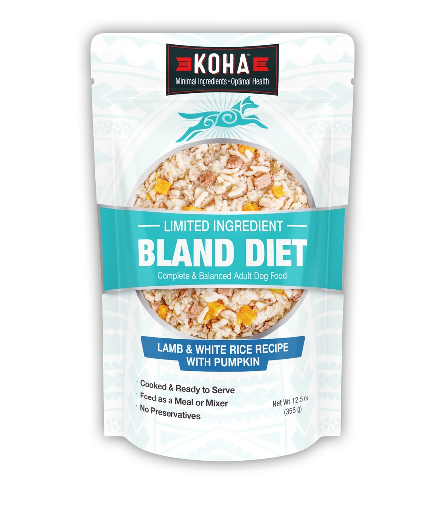 Koha Bland Diet Lamb &amp; White Rice | Dog (12.5oz)