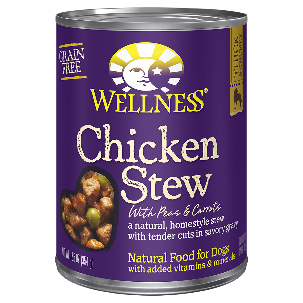Wellness Chicken Stew with Peas &amp; Carrots | Dog (12.5oz)
