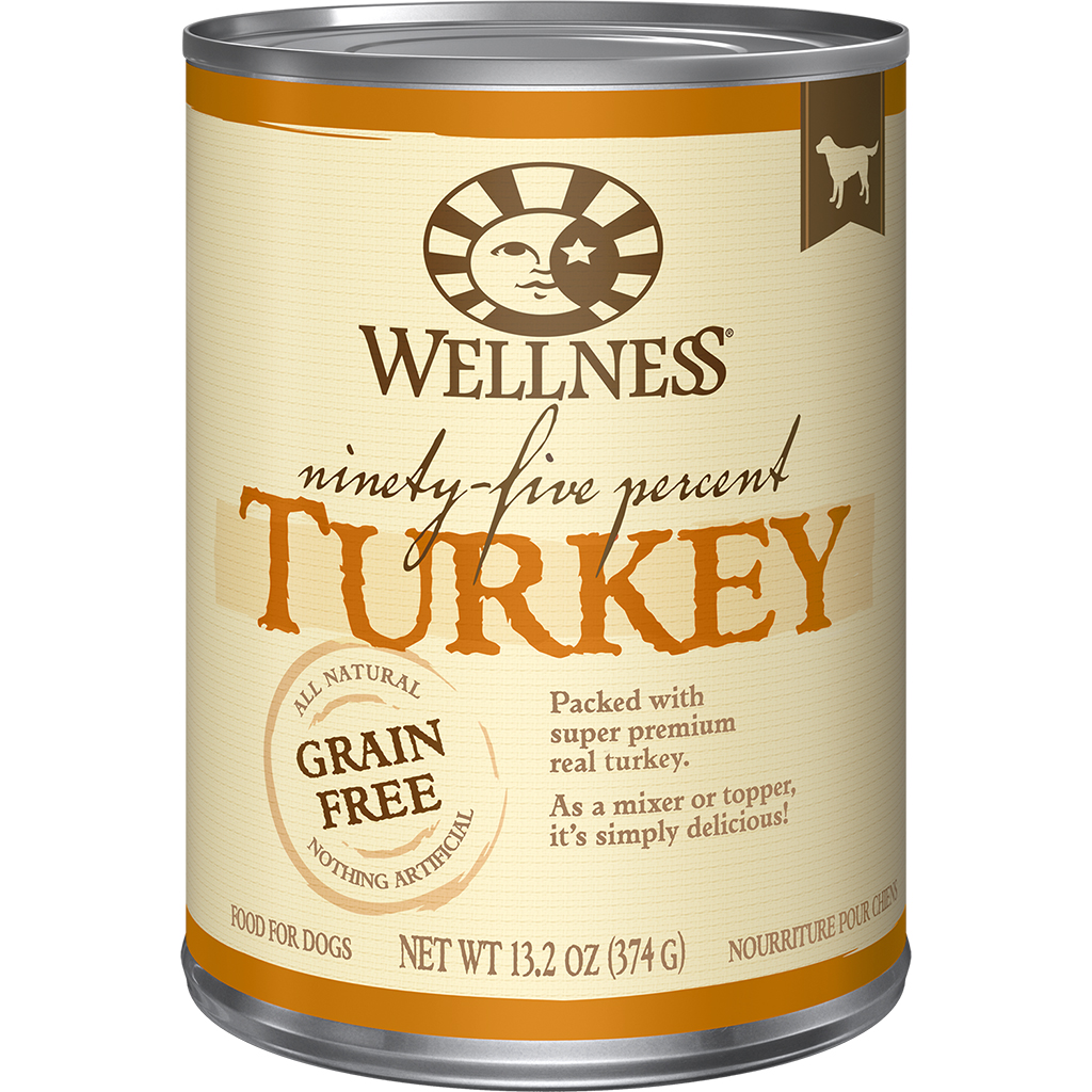 Wellness 95% Turkey Mixer or Topper | Dog (13.2oz)