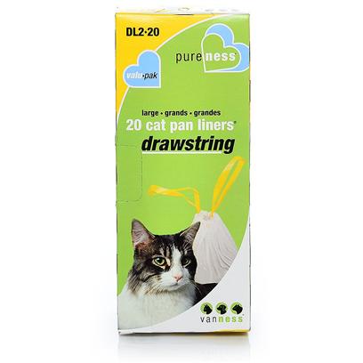 Large Drawstring Litter Pan Liners (20 pack)