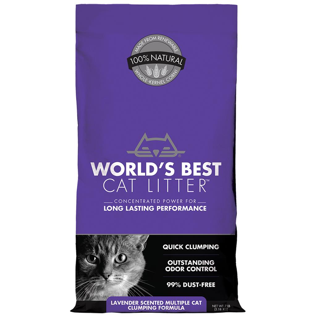 World's Best Cat Litter Lavendar Scented (7Lbs)