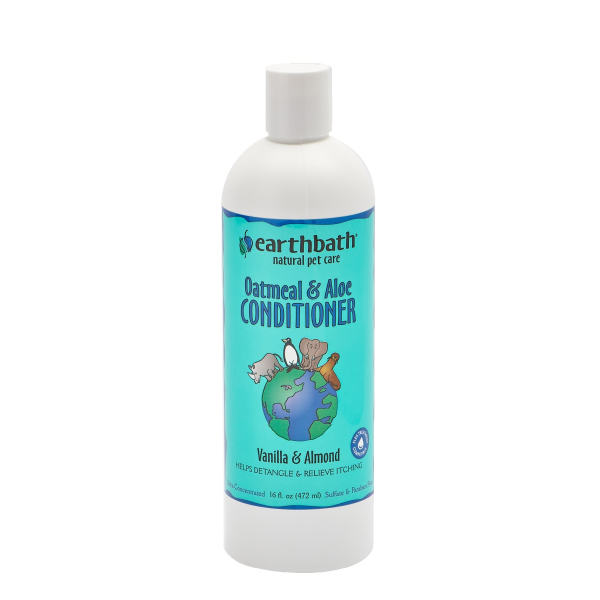 Earthbath Oatmeal &amp; Aloe Conditioner - Vanilla Almond (16oz)