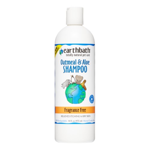 Earthbath Fragrance Free Oatmeal &amp; Aloe Shampoo (16oz)