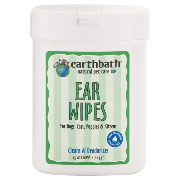 Earthbath Deodorizing Ear Wipes (25 pack)