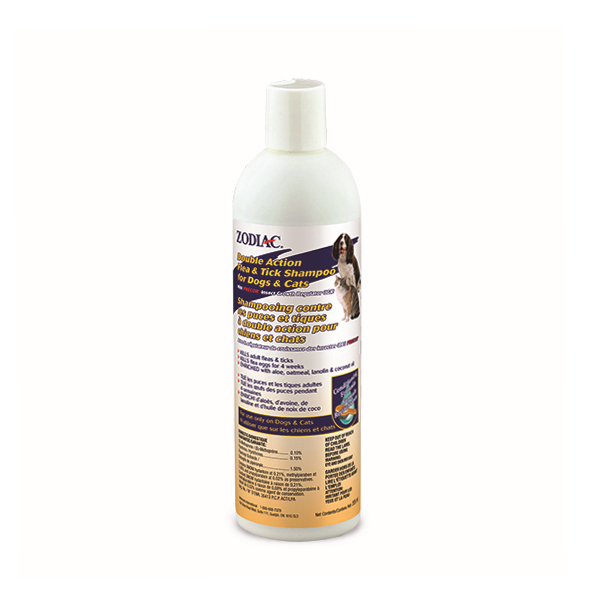 Zodiac Double Action Flea Shampoo (355ml)