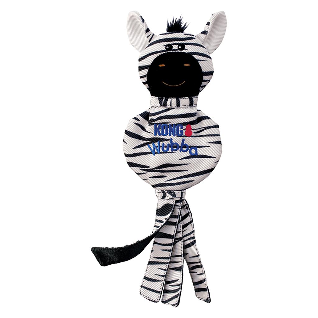 Kong Wubba No-Stuff Zebra (Large)