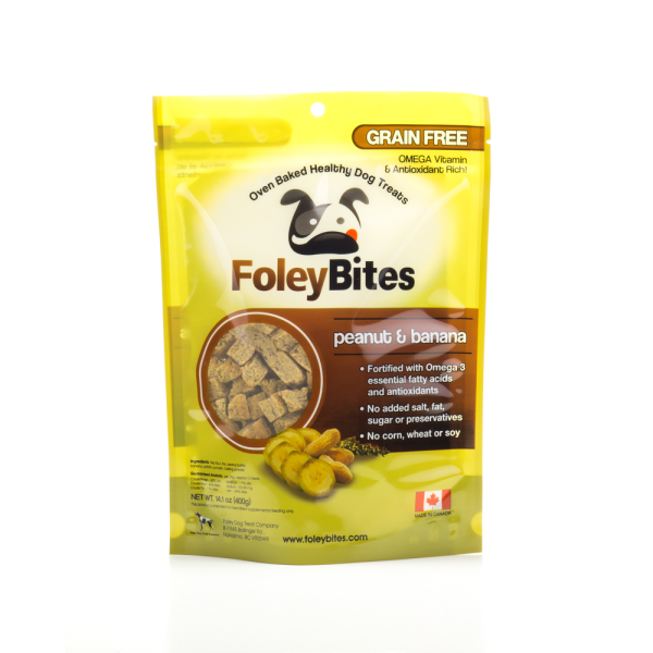 FoleyBites Grain-Free Peanut &amp; Banana (14.1oz)