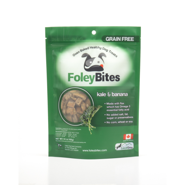 FoleyBites Grain-Free Kale &amp; Banana (14.1oz)