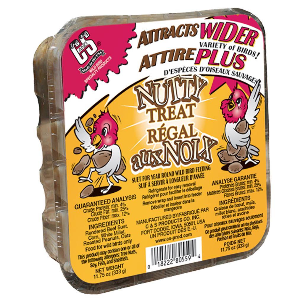 C&amp;S Nutty Treat Suet (11.75oz)