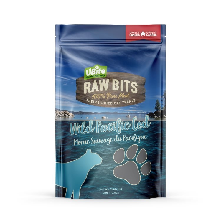 UBite Raw Bits Wild Pacific Cod (25g)