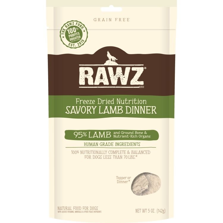 Rawz Freeze Dried Savory Lamb Dinner | Dog