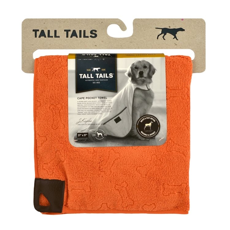 Tall Tails Cape Towel with Pockets (27&quot; x 27&quot;)