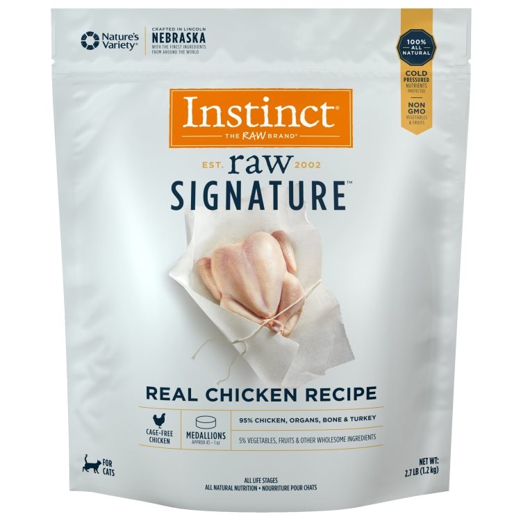 Instinct Raw Signature Cat 95% Chicken Medallions (1.2kg)
