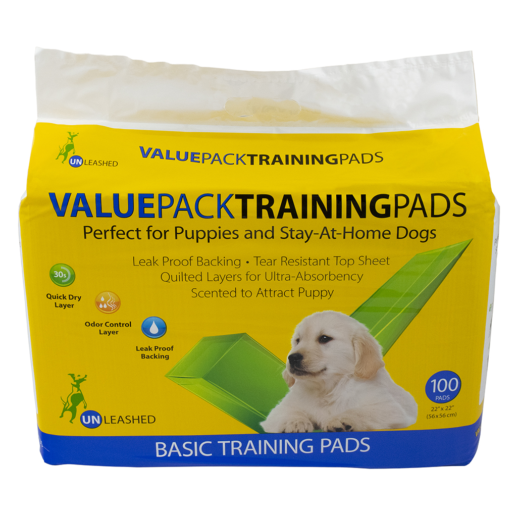 Unleashed Basic Value Housebreaking Pads 100PK