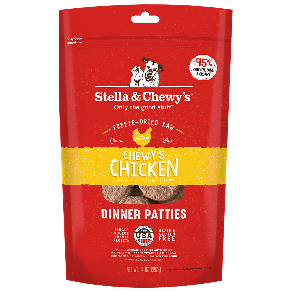 Stella &amp; Chewy's Freeze Dried Dinner Patties - Chewy's Chicken | Dog (14oz)