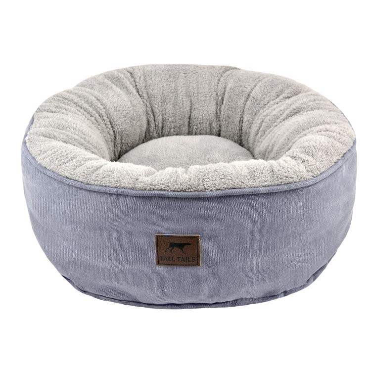 Tall Tails Charcoal Donut Bed (18 x 18 x 7&quot;)