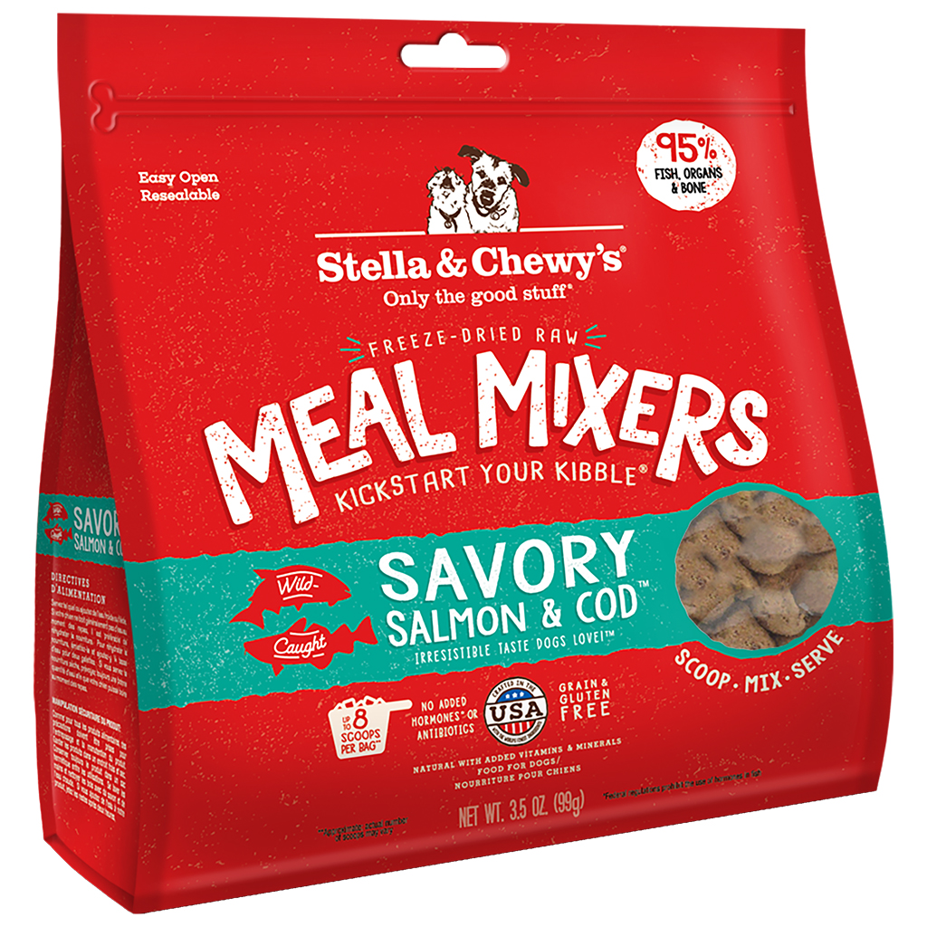 Stella &amp; Chewy's Savory Salmon &amp; Cod Freeze Dried Meal Mixers | Dog