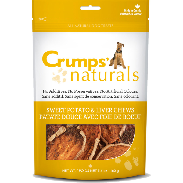 Crumps Naturals Sweet Potato &amp; Liver Treats