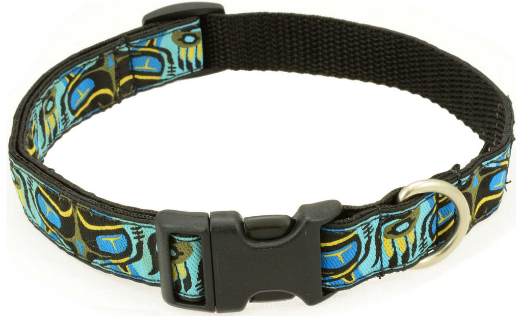 Silverfoot Dog Collar - Pacific Otter Blue (PO2)
