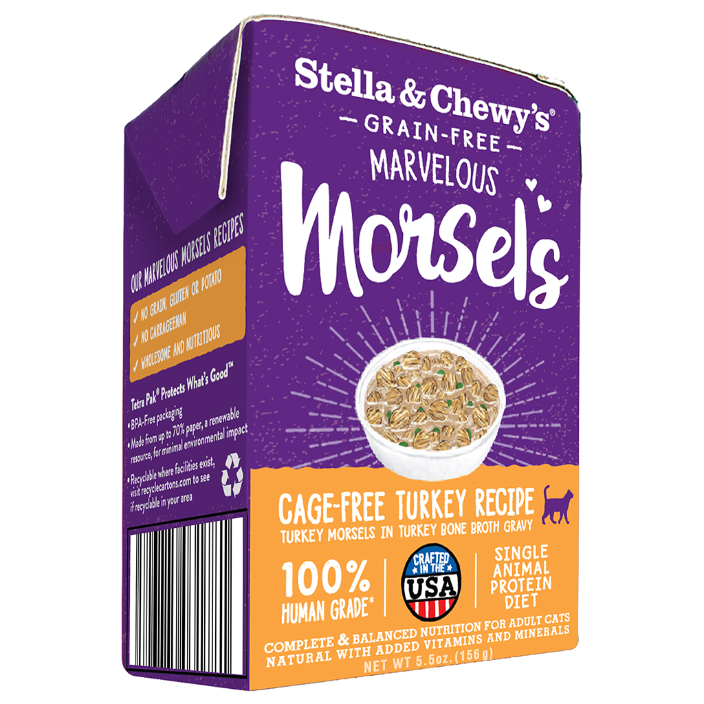 Stella &amp; Chewy's Morsels Cage Free Turkey | Cat (5.5oz)