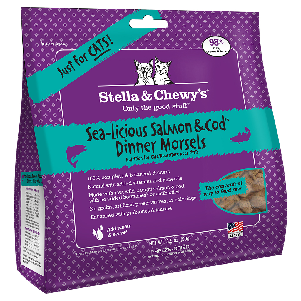 Stella &amp; Chewy's Freeze Dried Dinner Morsels Salmon/Cod | Cat