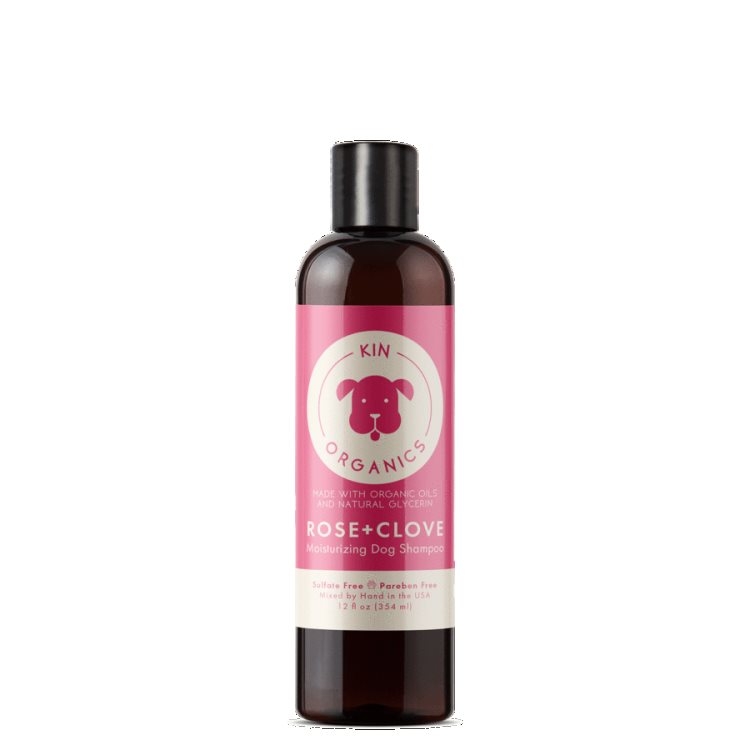 Kin Organics Rose &amp; Clove Moisturizing Dog Shampoo (12oz)