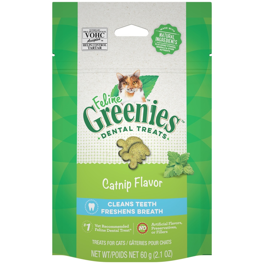 Feline Greenies Catnip Dental/Breath Treats | Cat