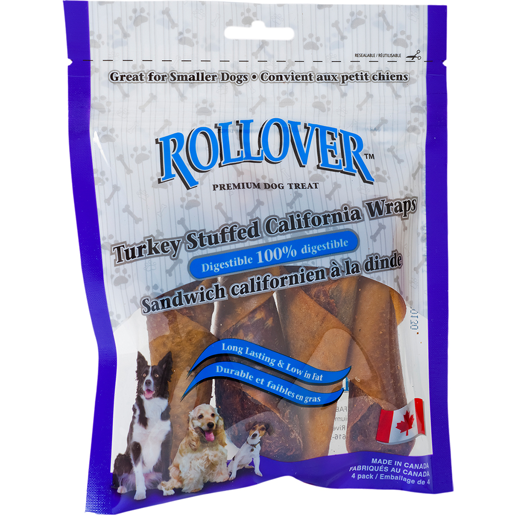 Rollover Turkey Stuffed California Wraps (4pk)