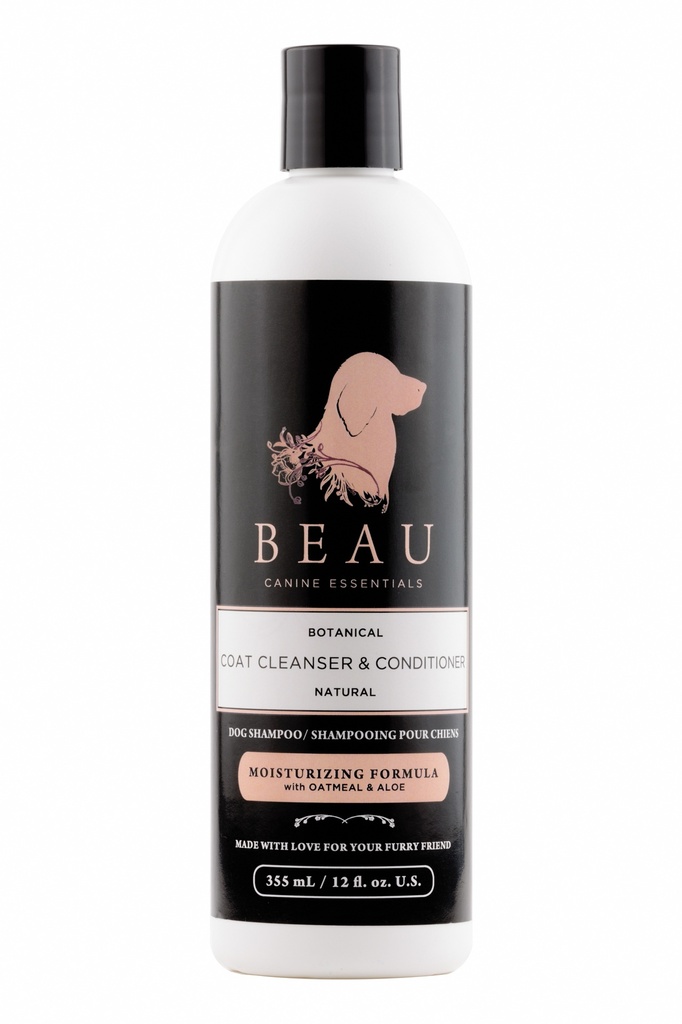 Beau Coat Cleanser &amp; Conditioner - Moisturizing Formula (12oz)