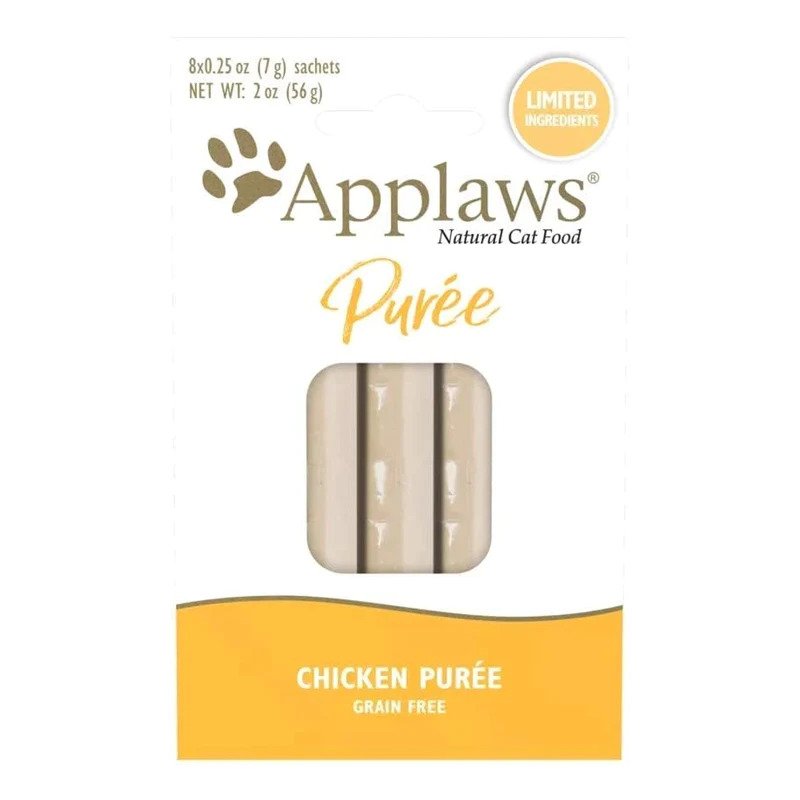 Applaws Lickable Chicken Puree Multipack | Cat (8 x 7g)