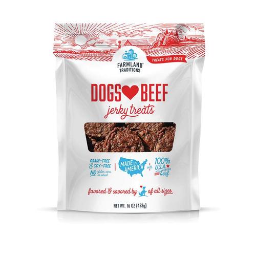 Farmland Traditions Dogs Love Beef Jerky (5oz)