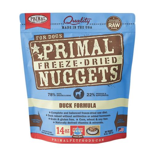 Primal Freeze Dried Nuggets - Duck | Dog (14oz)