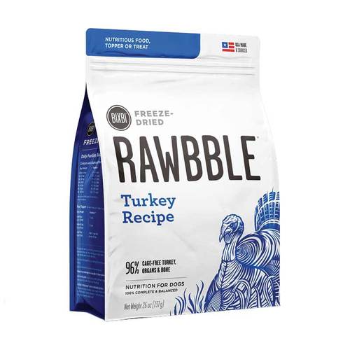 Bixbi Rawbble Freeze Dried Turkey Recipe | Dog