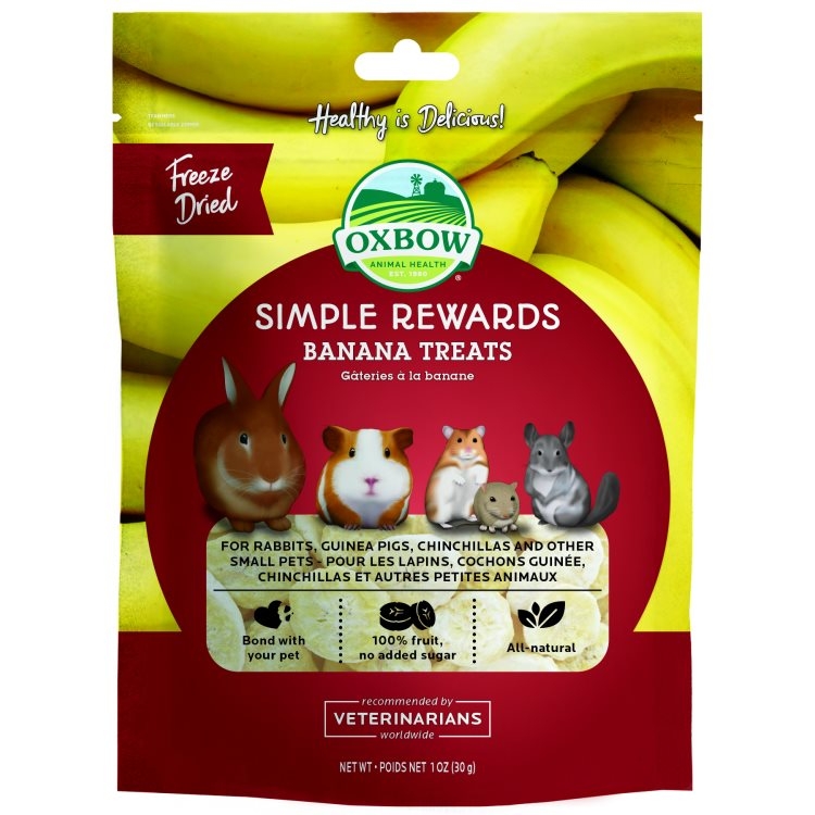 Oxbow Simple Rewards Banana Treats (28.4g)