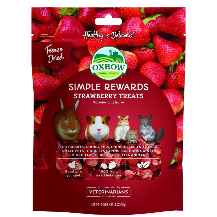 Oxbow Simple Rewards Strawberry Treats (14.2g)