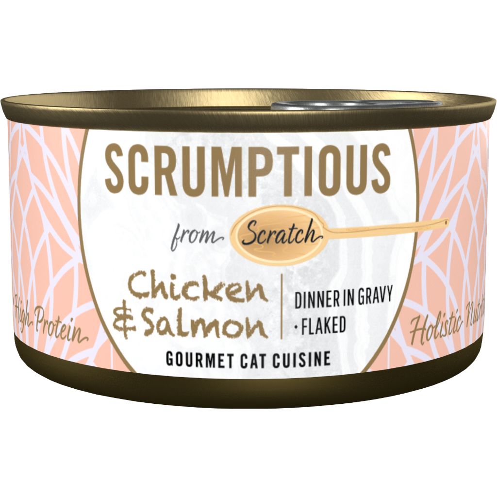 Scrumptious Chicken &amp; Salmon in Gravy | Cat (2.8oz)