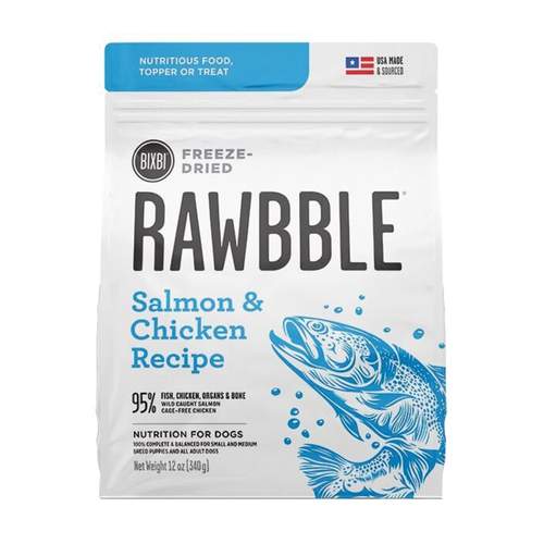 Bixbi Rawbble Freeze Dried Salmon &amp; Chicken Recipe | Dog