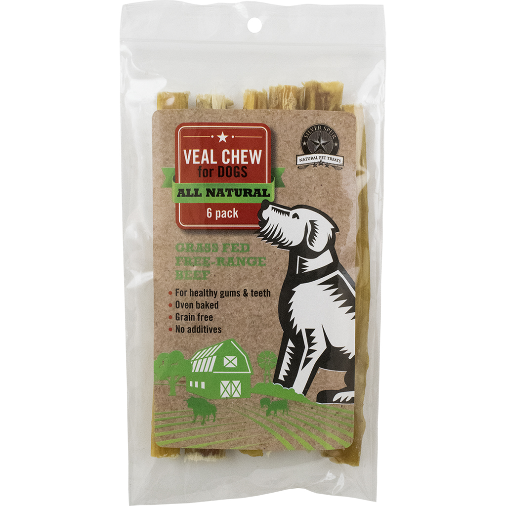 Silver Spur 5&quot;-6&quot; Veal Chews (6 pack)