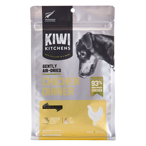 Kiwi Kitchens Gently Air Dried 93% Chicken Dinner | Dog