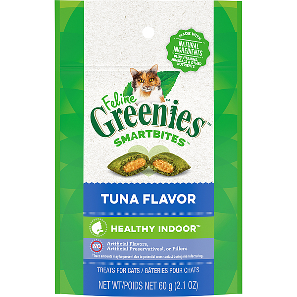 Feline Greenies Tuna Smartbites Healthy Indoor | Cat (60g)