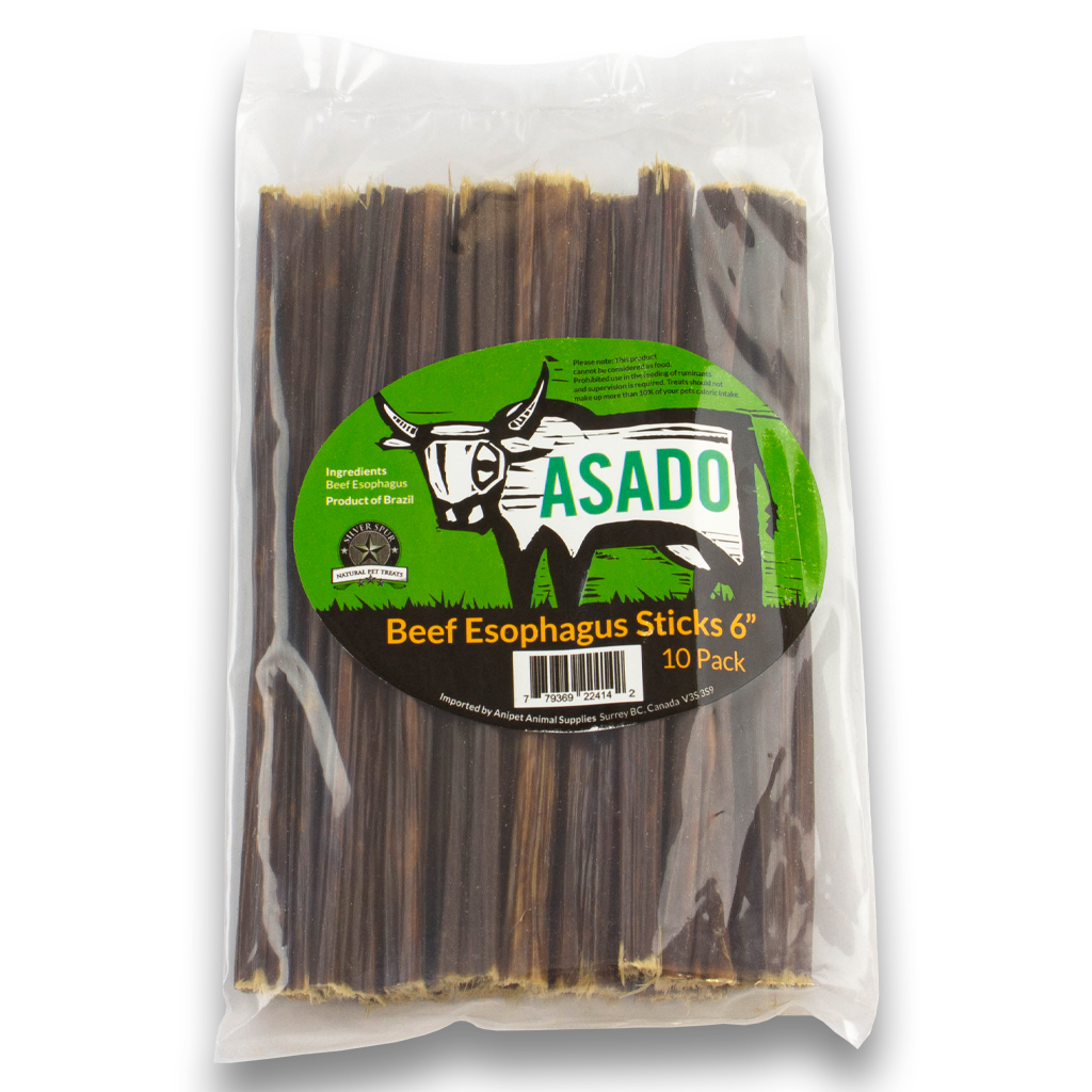 Asado 6&quot; Beef Esophagus Sticks (10pk)