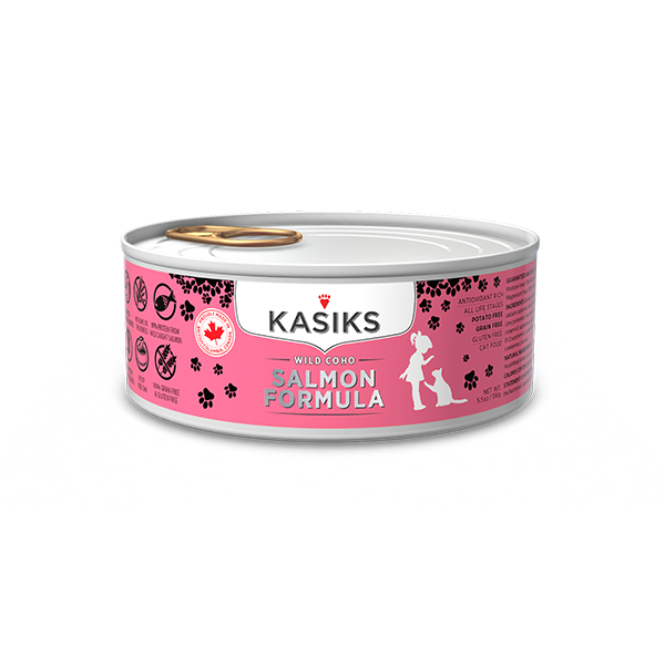 Kasiks Wild Coho Salmon | Cat (5.5oz)