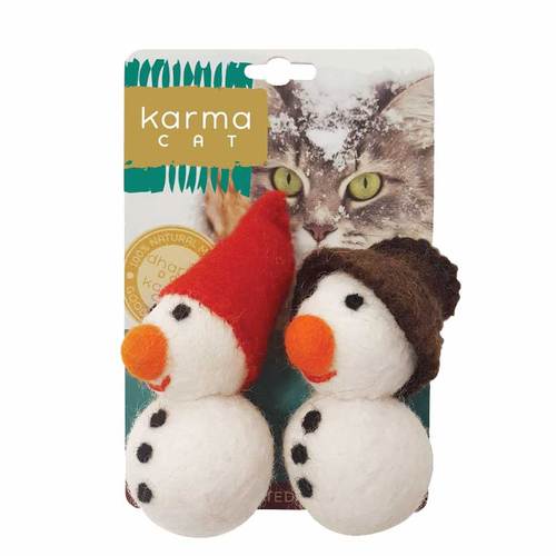 Karma Cat Snowman (2pk)