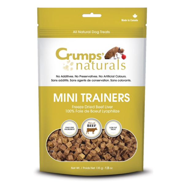 Crumps Mini Trainers Freeze Dried Beef Treats