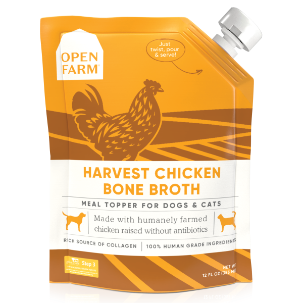 Open Farm Chicken Bone Broth Topper | Dog/Cat (12oz)