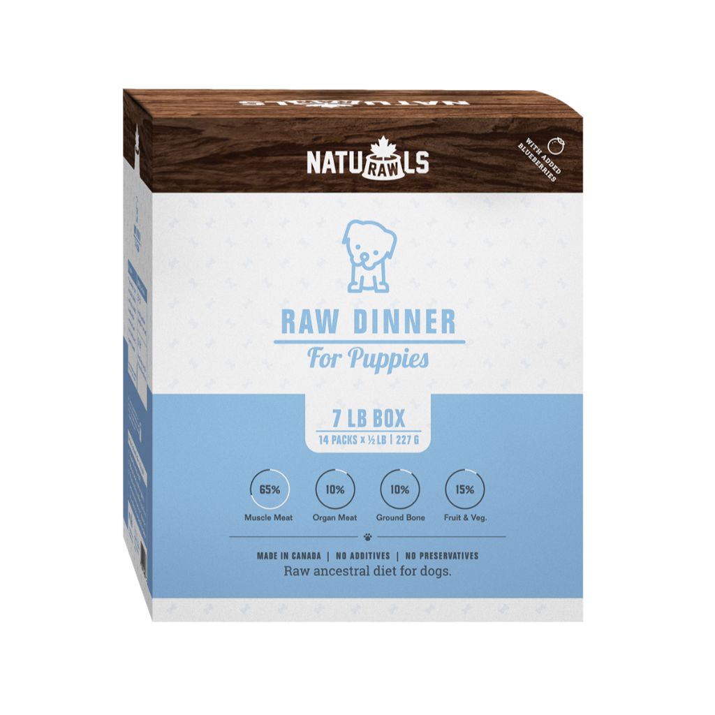 NatuRAWls Raw Dinner for Puppies (1/2 Lb) - 14pk