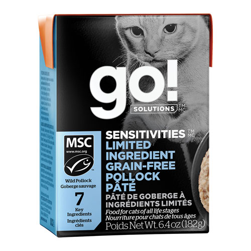 Go! Sensitivities Limited Ingredient Pollock Pate | Cat (6.4oz)