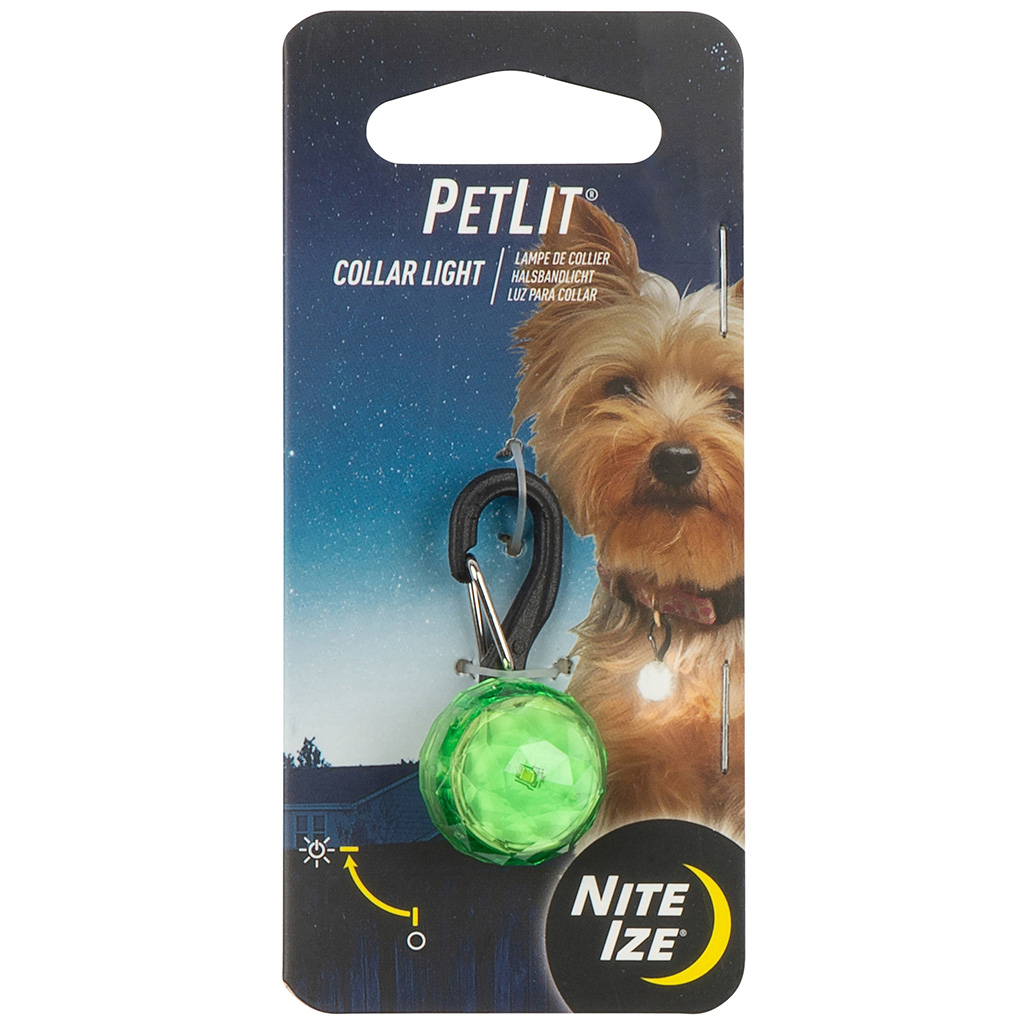 Nite Ize PetLit LED Collar Light | Turquoise Jewel
