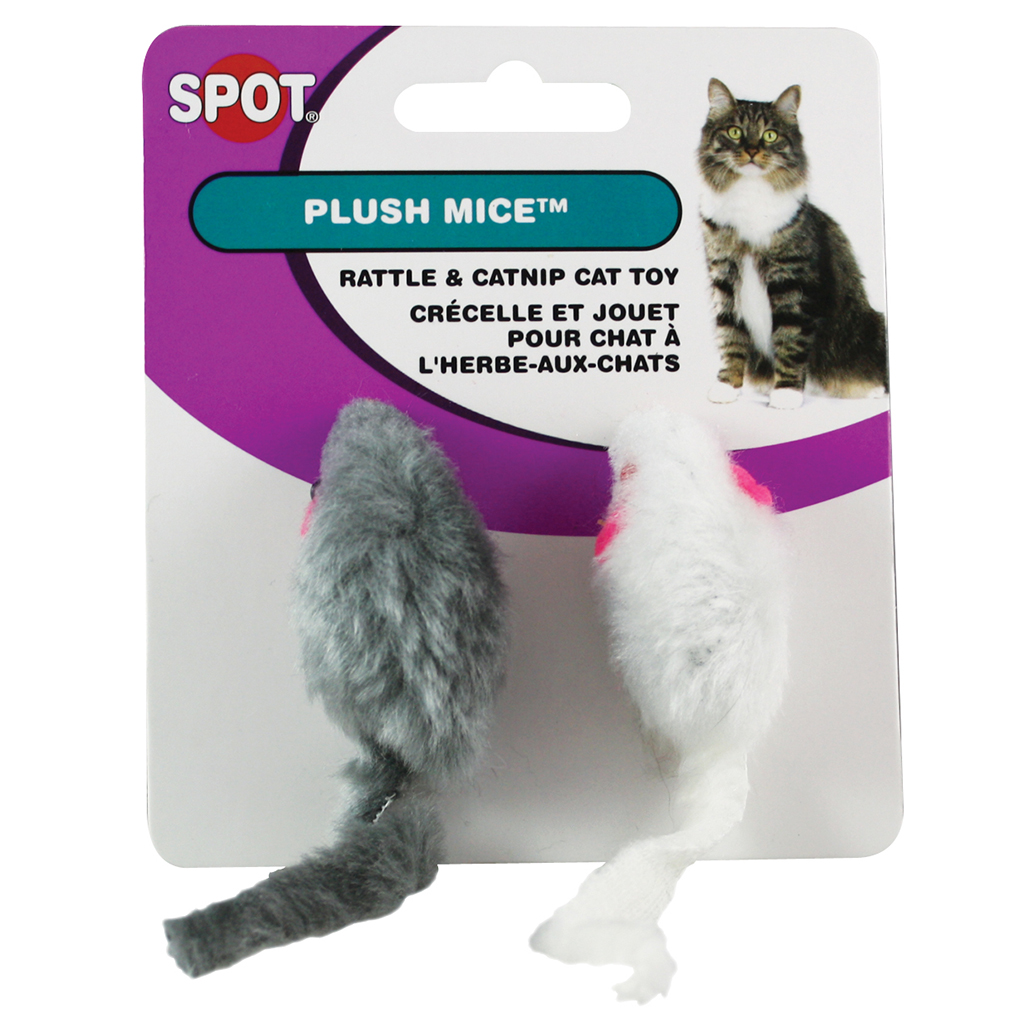 Spot Plush Mice | Rattle &amp; Catnip | Cat