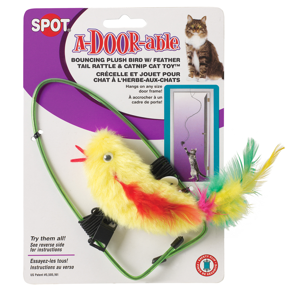Spot A-Door-Able Plush Bird | Cat